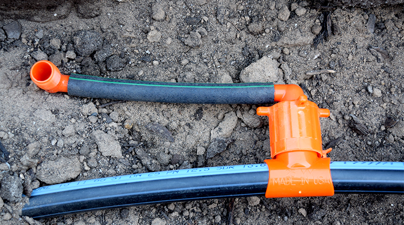 KwikTap™ with funny pipe and KwikAdapt™ Swing Elbow