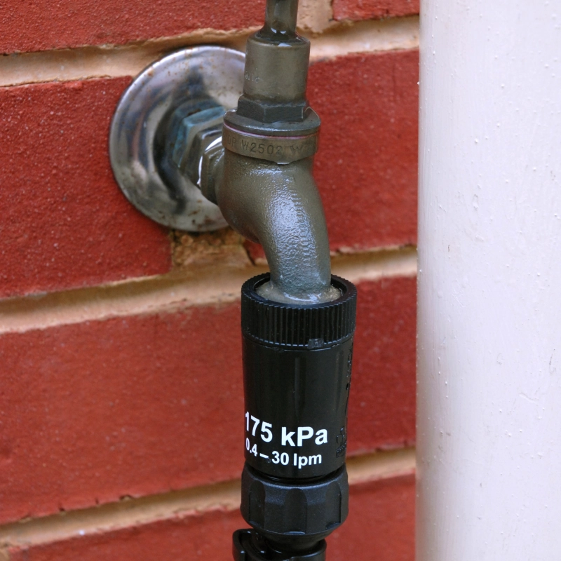 Pressure Regulator on Garden Tap