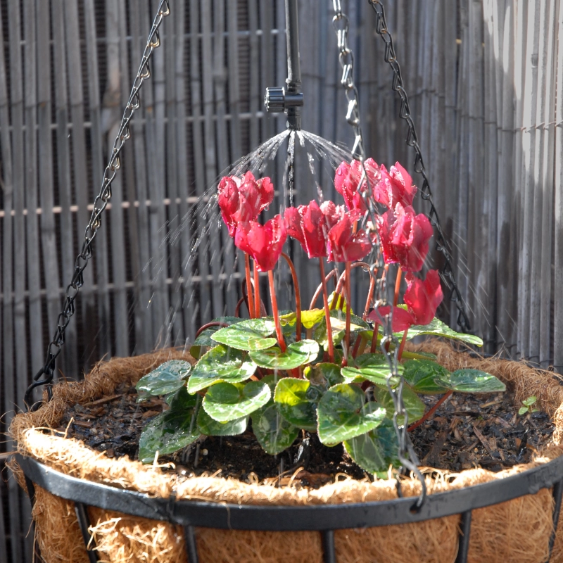 Vari-Jet™ Black 360° Hanging Pot
