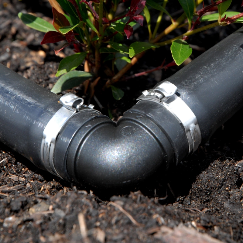 Stainless Steel Clamp on 25 mm Elbow