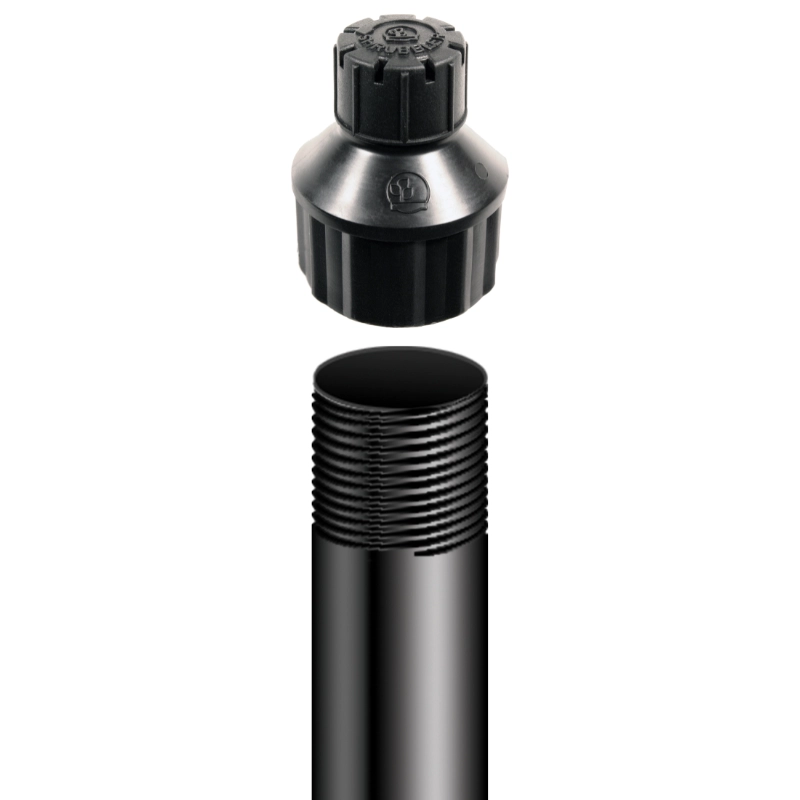 Shrubbler® 1/2" FNPT Thread Riser Pipe Installation