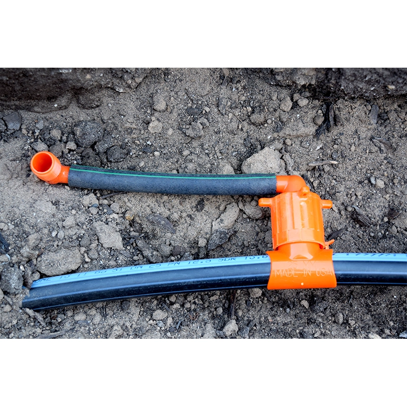 KwikTap™ with funny pipe and KwikAdapt™ Swing Elbow