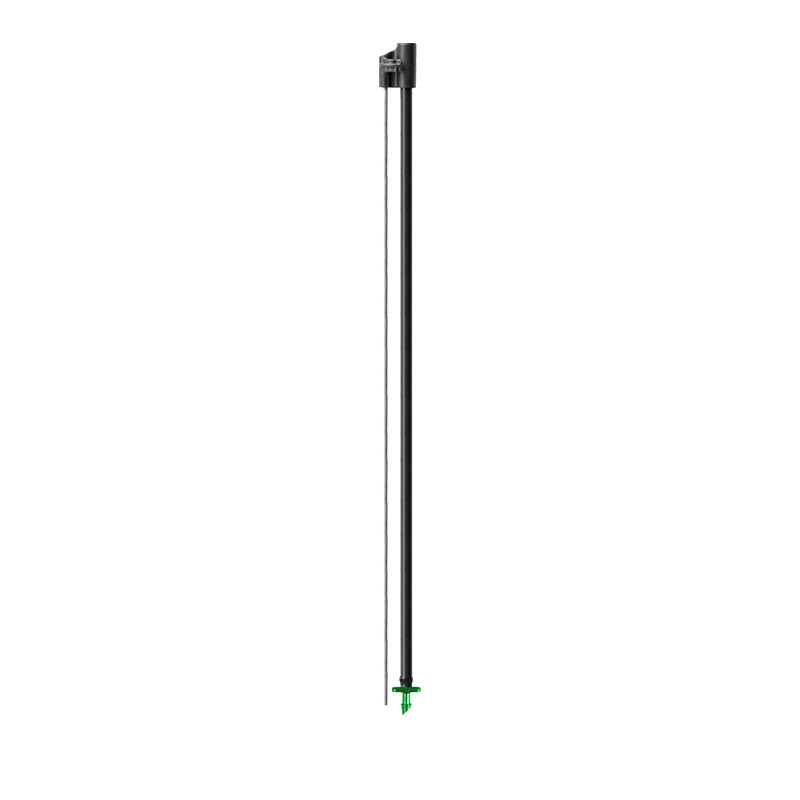 Wire Stake Assembly with shut off clip