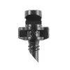 Single Piece Jet Black 180°